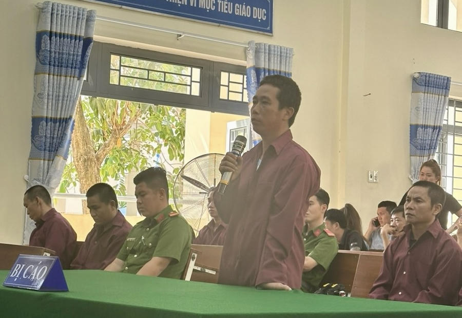 Bị cáo tại phiên xử