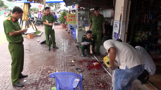 Hiện trường vụ án. (Ảnh do công an cung cấp)