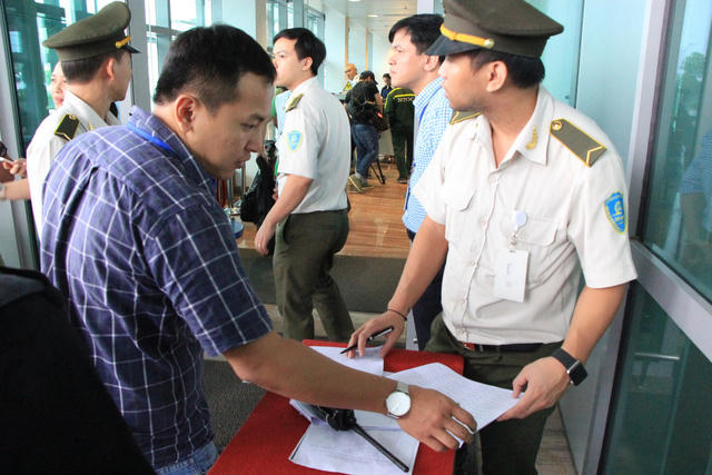An ninh được thắt chặt.