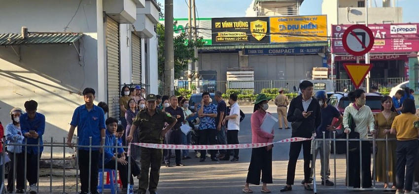 Công tác an ninh tại Kỳ thi được đảm bảo.