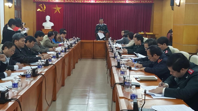 Cuộc họp về kế hoạch phối hợp tổ chức tiếp công dân phục vụ Đại hội Đảng khóa XII của Thanh tra Chính phủ.