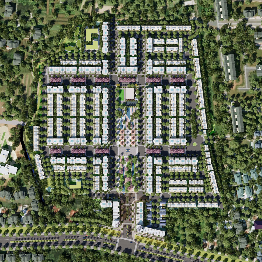 Phối cảnh tổng thể dự án Lumina Grand Square.