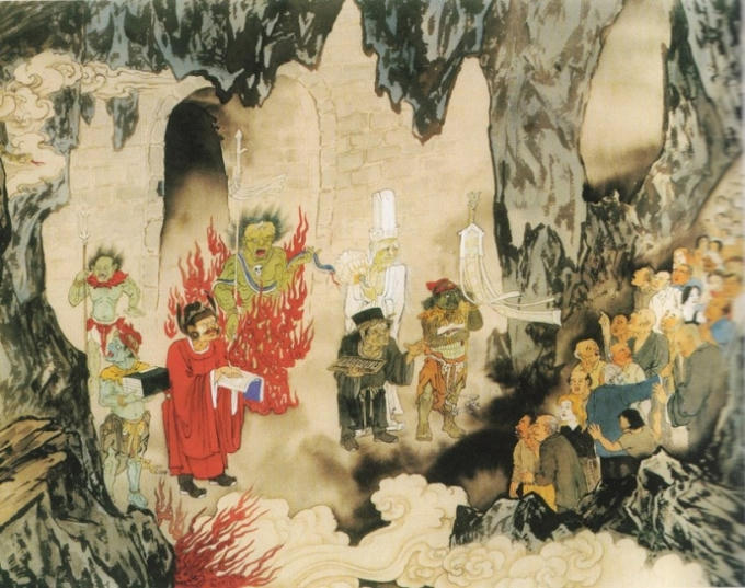 Tháng cô hồn: Truyền thuyết dân gian cho rằng từ mùng 2/7, Diêm Vương ra lệnh bắt đầu mở Quỷ Môn Quan. Ảnh: Báo Giao Thông.