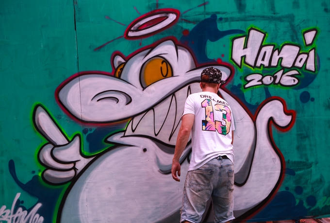 Chất lừ với nghệ thuật đường phố Graffiti Festival 2016