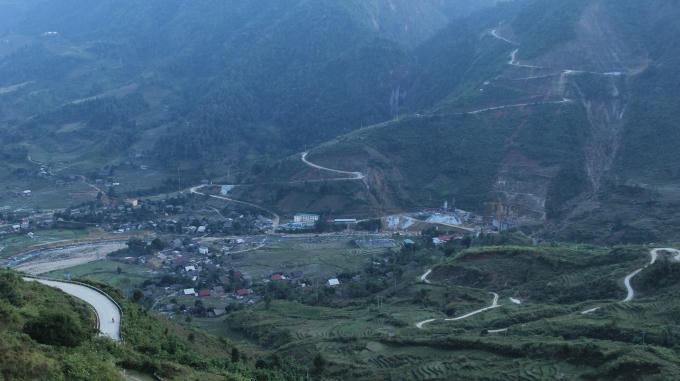 Một góc Sa Pa nhìn từ trên cao