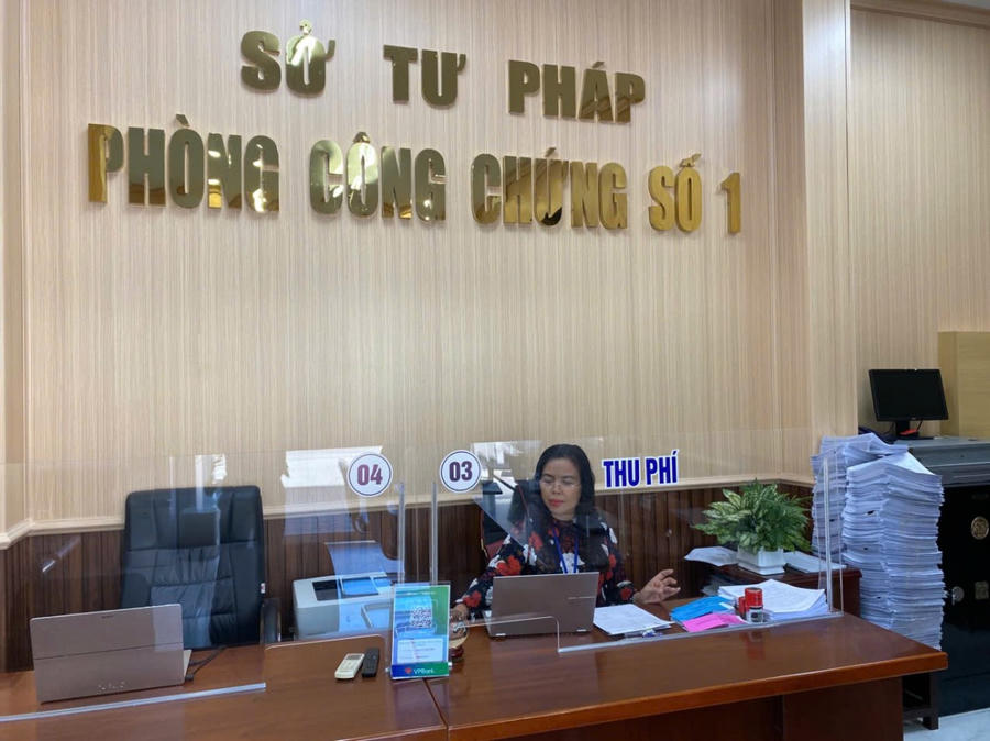 Phòng Công chứng số 1, Sở Tư pháp tỉnh Kiên Giang
