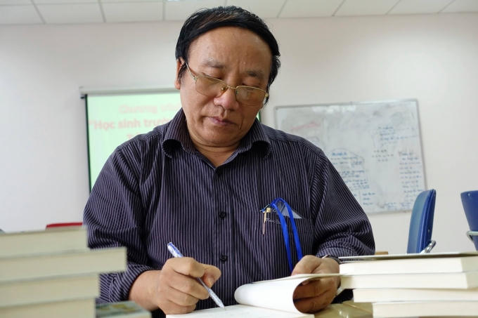 Nhà thơ Trần Đăng Khoa, cựu Phó Bí thư Đảng ủy Đài Tiếng nói Việt Nam.