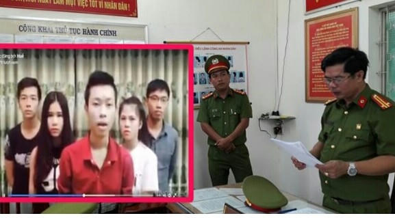 Một hình ảnh được lan truyền trên các trang mạng xã hội cho rằng các em bị phạt 50 triệu đồng. Tuy nhiên, điều này thông tin bịa đặt.