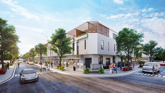Phối cảnh một góc dự án.