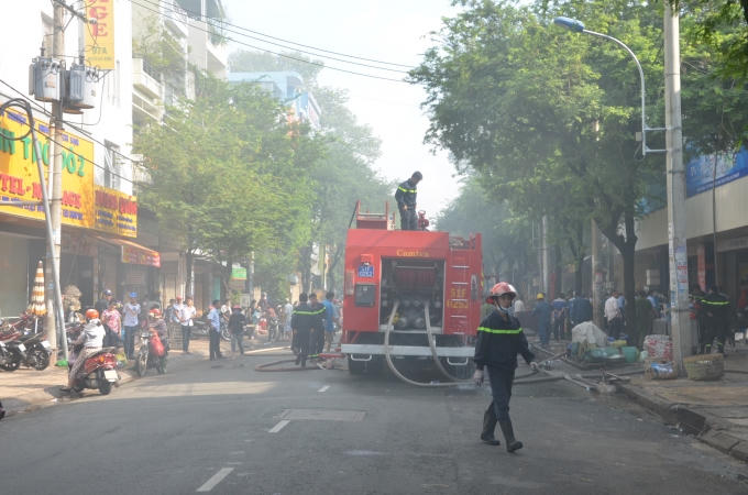 Hiện trường vụ cháy