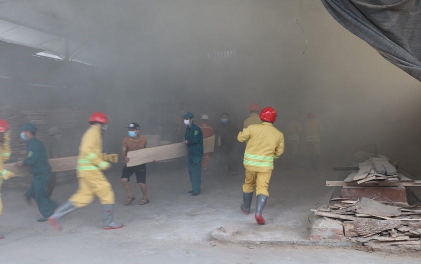 Các lực lượng tham gia diễn tập