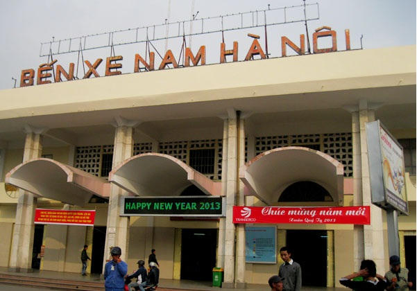 Bến xe phía Nam từng là bến xe có quy mô lớn nhất ở Hà Nội.