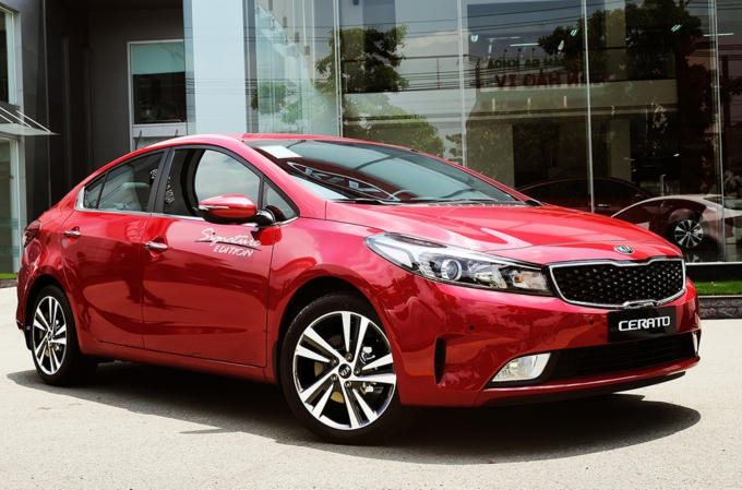 Kia Cerato bán ra thị trường 1.183 chiếc trong tháng 1/2018.