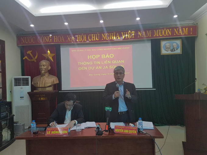 Ông Nguyễn Anh Quyền – Trưởng BQL các KCN tỉnh Bắc Giang.