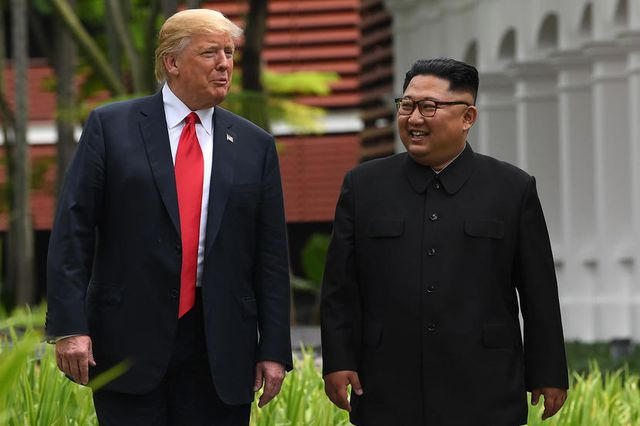 Tổng thống Trump và Chủ tịch Kim Jong -un tại Singapore vào tháng 6/2018. (Ảnh: Reuters)