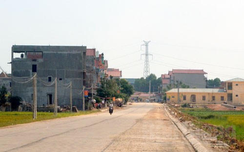 Một góc xã Trí Yên hôm nay. Ảnh Báo Bắc Giang (ảnh chụp năm 2015)