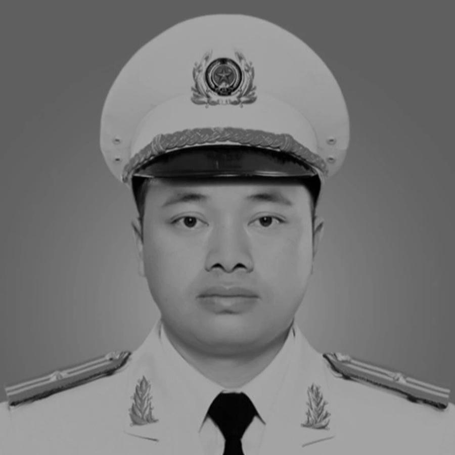 Chân dung Thiếu tá Hà Văn Minh. Ảnh Công an Lai Châu