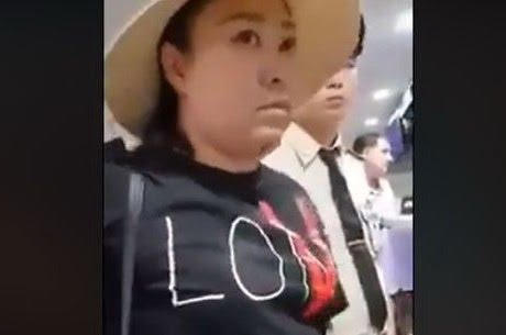 Cựu đại úy công an từng “đại náo” sân bay sắp hầu tòa phúc thẩm. Ảnh: Cắt từ Clip.