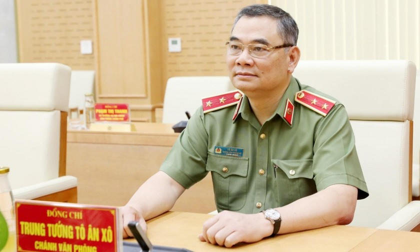 Trung tướng Tô Ân Xô, Người phát ngôn Bộ Công an.