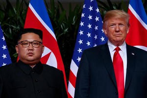 Tổng thống Mỹ Donald Trump và Chủ tịch Triều Tiên Kim Jong-un.