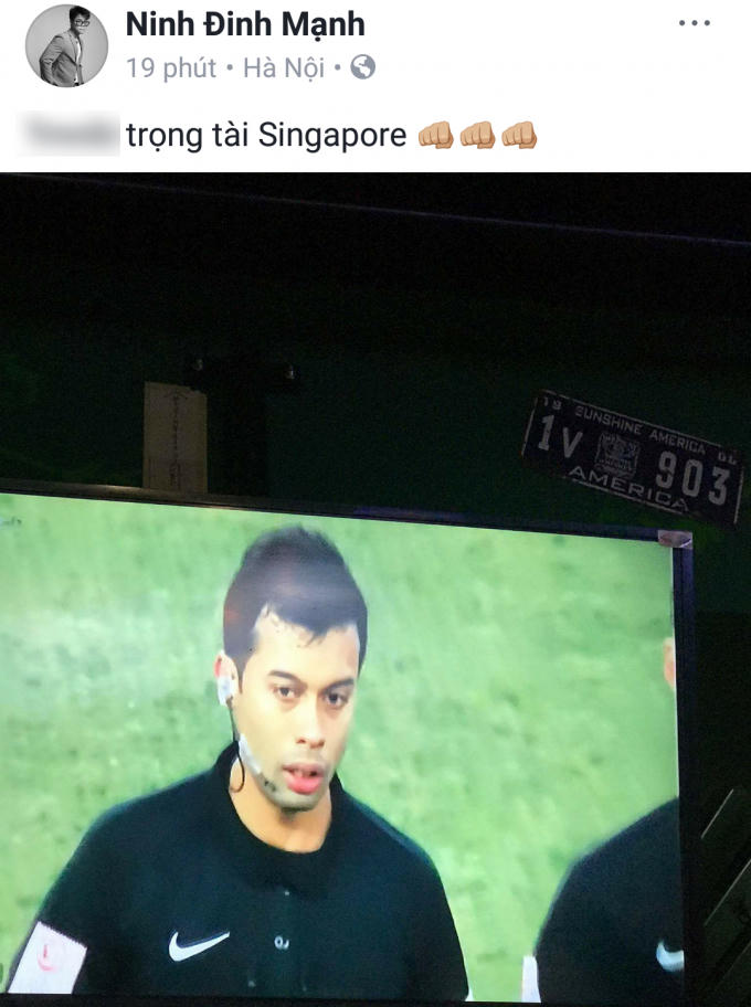 B&aacute;n kết U23 Việt Nam - U23 Qatar: Huyền My, Trang Ph&aacute;p v&agrave; loạt sao Việt bức x&uacute;c trước trọng t&agrave;i người Singapore