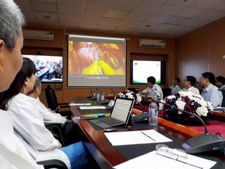 Hình ảnh tại cuộc họp báo chiều 3.4 (Ảnh: Thùy Linh).