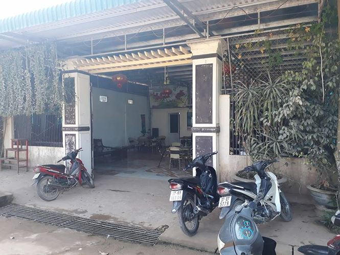 Hiện trường nơi xảy ra vụ việc.