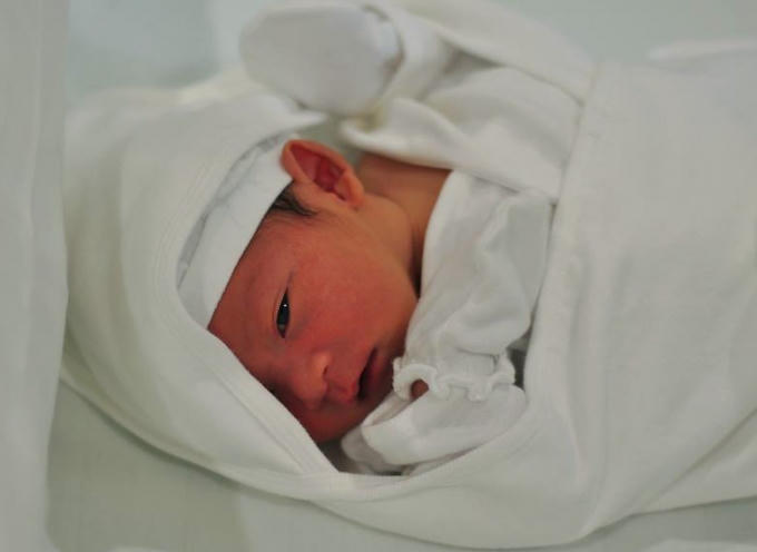 Chị Minh Hà yên tâm vì đã lưu tế bào gốc máu cuống rốn cho bé Mio.