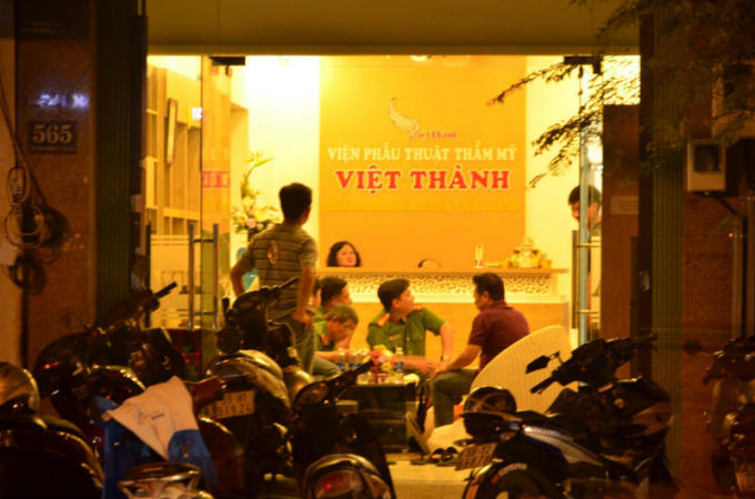 Viện thẩm mỹ Việt Thành sau khi xảy ra cái chết của người đến hút mỡ.