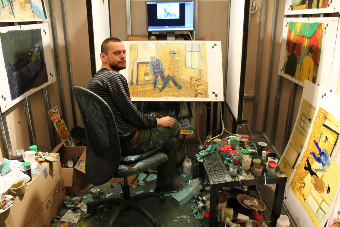 Loving Vincent: Phim hoạt hình đầu tiên trên thế giới làm từ 65 nghìn bức tranh sơn dầu trên vải