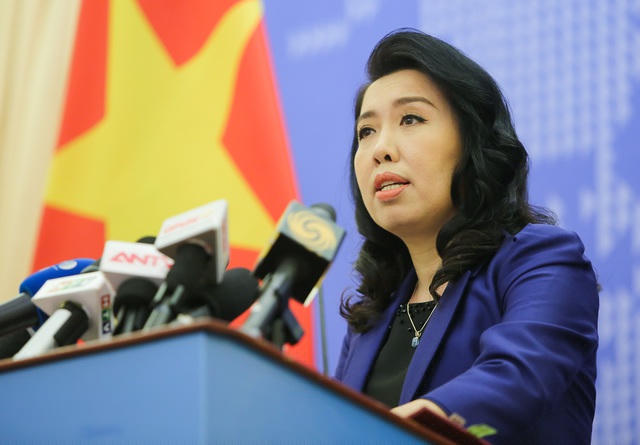Người phát ngôn Bộ Ngoại giao Việt Nam Lê Thị Thu Hằng.