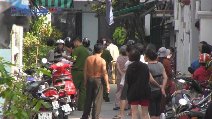 HIện trường nơi xảy ra vụ việc.