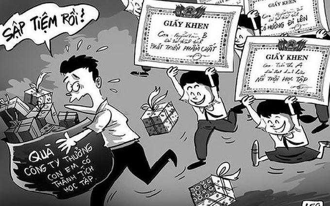 Bệnh thành tích trong giáo dục rất khó chữa ( Ảnh minh họa: vov.vn).