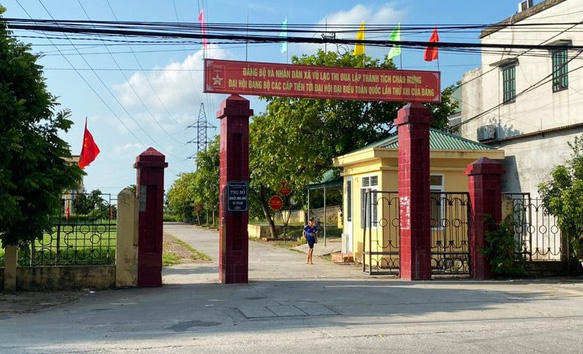 UBND xã Vũ Lạc nơi xảy ra sự việc Phó chủ tịch HĐND đánh bạc.