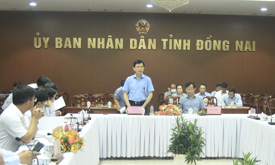 Buổi làm việc của đoàn Bộ GTVT và Đồng Nai.