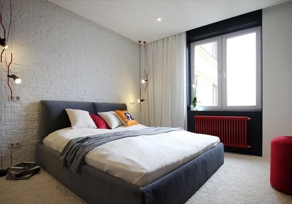 Căn hộ 56m2 đẹp mê hồn với sắc đỏ