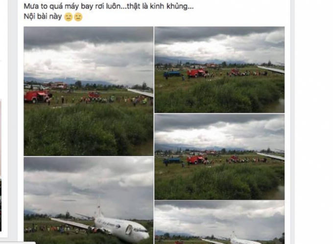 Dòng thông tin chia sẻ trên mạng xã hội gây hoang mang dư luận.