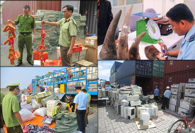 Trong tháng 3, ngành Hải quan bắt giữ gần nghìn vụ vi phạm.