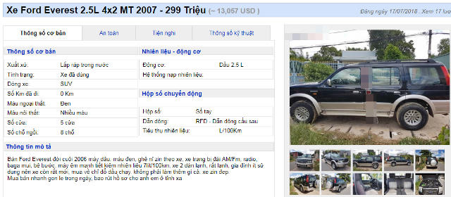 Những chiếc xe cũ l&yacute; tưởng cho d&acirc;n kinh doanh gi&aacute; chỉ 300 triệu đồng