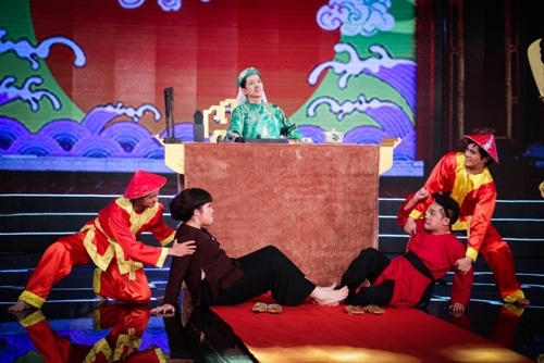 Vợ chồng quái đản Hồng Vân – Minh Nhí đóng vai ác.