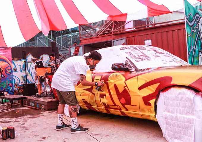 Chất lừ với nghệ thuật đường phố Graffiti Festival 2016