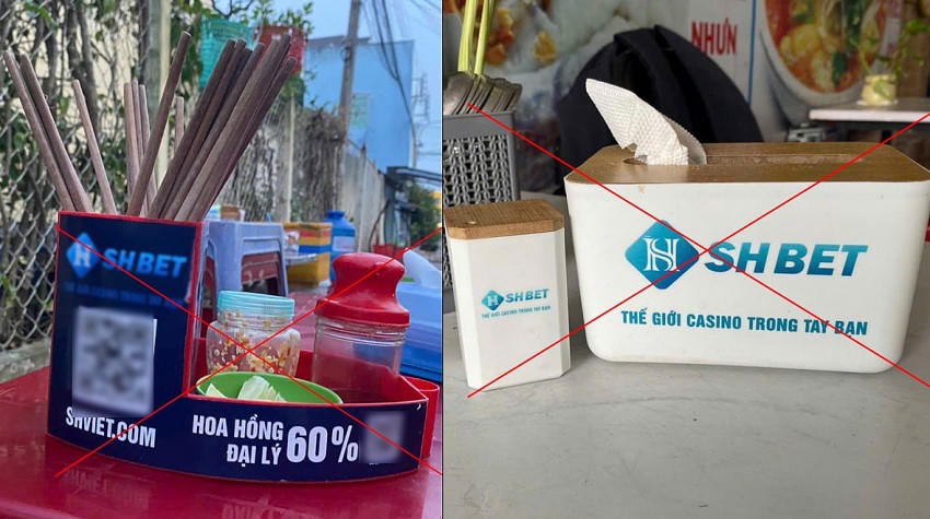 Cảnh giác với hình thức quảng cáo trang cá cược trực tuyến.