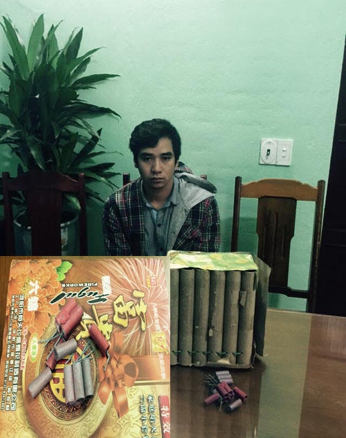 Nguyễn Xuân Hòa và số pháo mua được