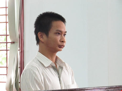 Bị cáo Nguyện tại phiên tòa phúc thẩm ngày 13/3. (Ảnh: báo Pháp luật TP HCM)