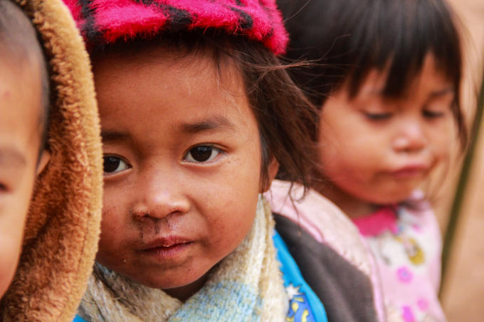 Với cái lạnh ở miền sơn cước xã Dân Hóa những ngày cuối năm, nhiệt độ có khi xuống dưới 10 độ, cùng những cơn mưa phùn làm cái lạnh càng tê buốt hơn. (Ảnh: Hải Long).