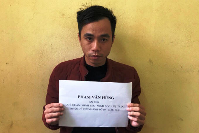 Phạm Văn Hùng, quản lý chi nhánh số 10, tại thôn Yên Hòa, xã Hưng Lộc, huyện Hậu Lộc.