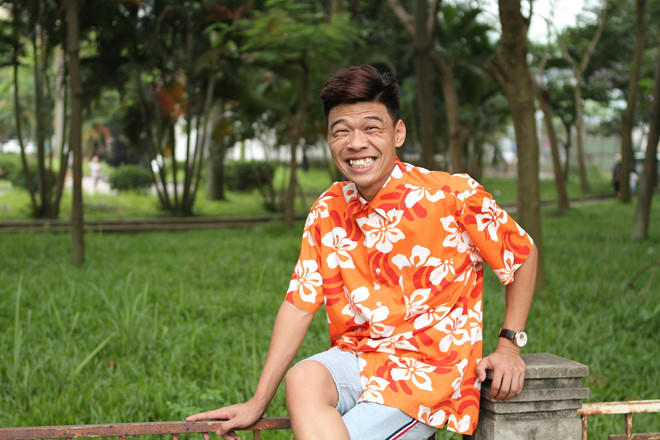 Trung "Ruồi" thường đảm nhận những vai diễn hài hước. Ảnh: NVCC.