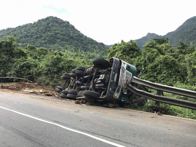 Hiện trường vụ tai nạn.