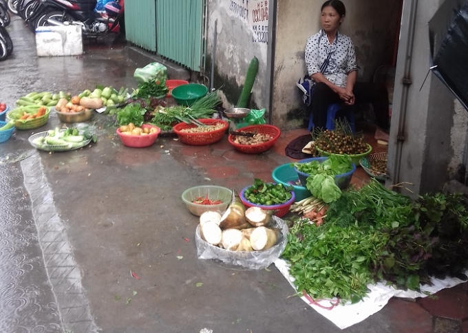 Hà Nội: Rau tăng giá đột ngột sau cơn bão số 1