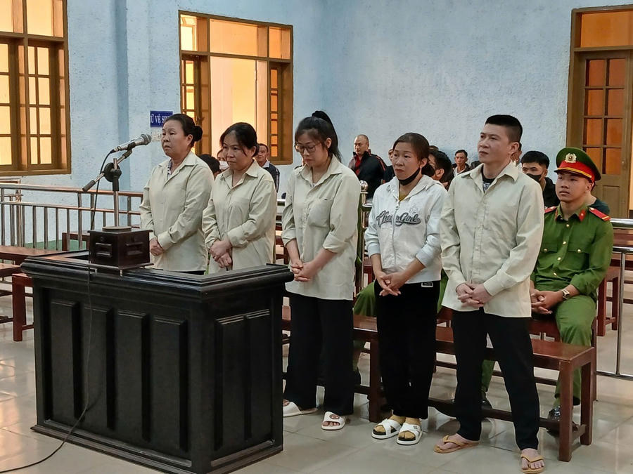 5 bị cáo bị tuyên các mức án từ 17 năm tù đến Chung thân